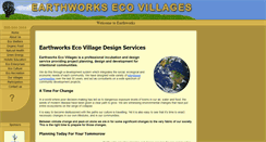 Desktop Screenshot of earthworksecovillage.com